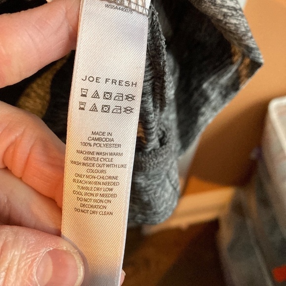 Large grey salt n pepper hoodie sweater - Picture 3 of 4